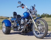 Harley Davidson Dyna with Frankenstein Trike Conversion